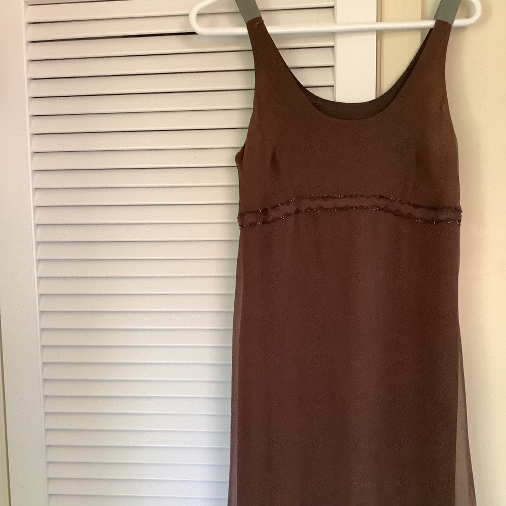 Elegant brown dress